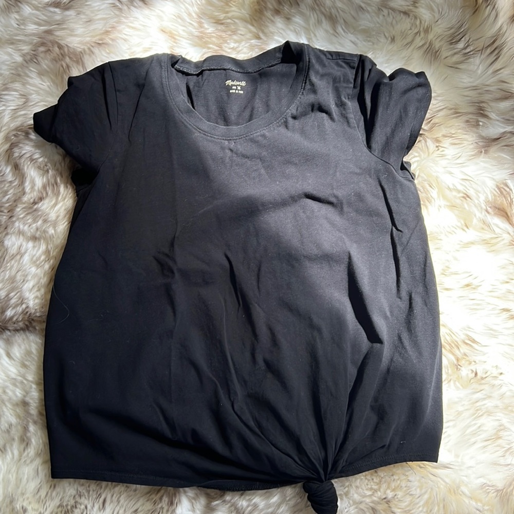 Madewell Tie Front T-Shirt